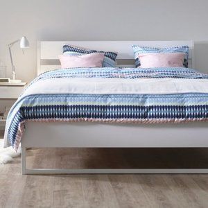 IKEA MOSSFLOX King Duvet Cover & Pillowcases